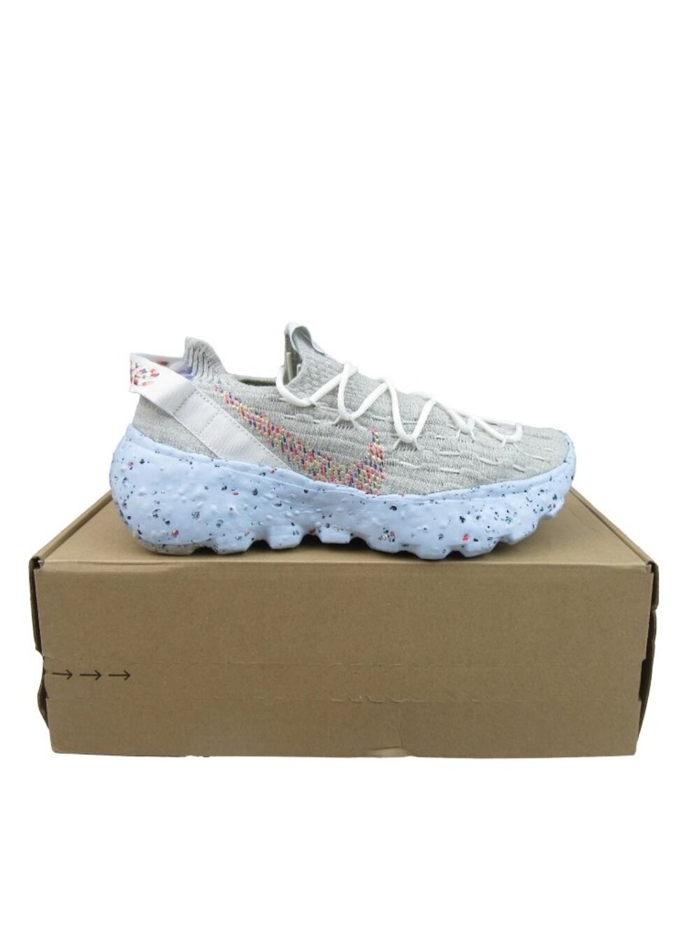 Nike Space Hippie 04 Women's Shoes Size 7.5 Summit White Multi NEW - Picture 1 of 16